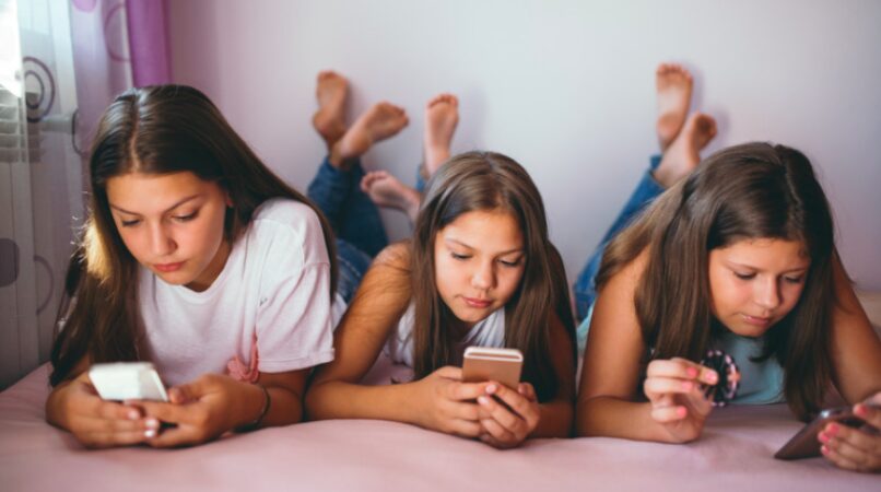 Tieners op social media
